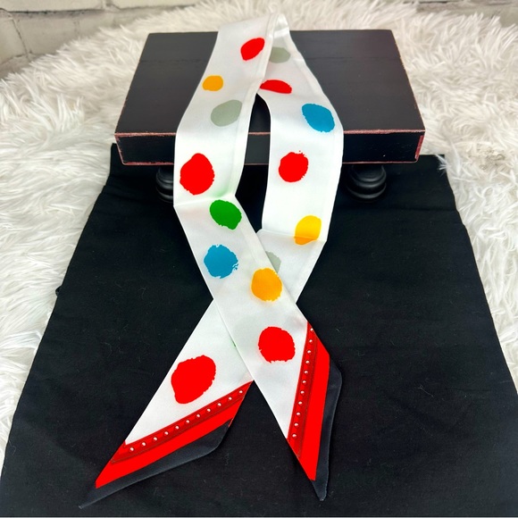 None Handbags - Dots Bag scarf bandeau that resembles the LV X Kusama 2023 Painted Dot NEW